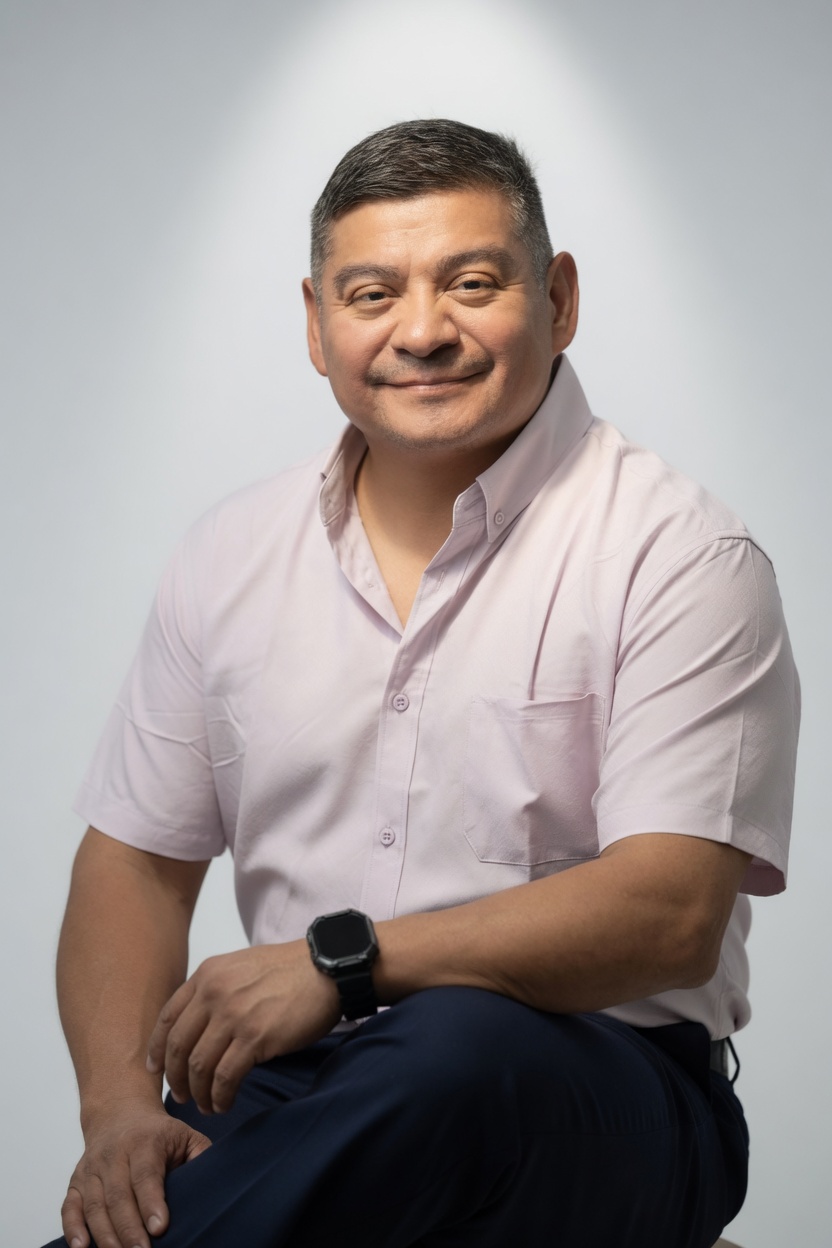 Dr. Pedro Loredo in a warm, approachable portrait reflecting the personal side beyond clinical practice