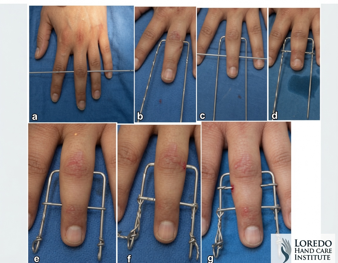 Volar plate fracture injury repaired with dynamic external fixation of the distal radius
