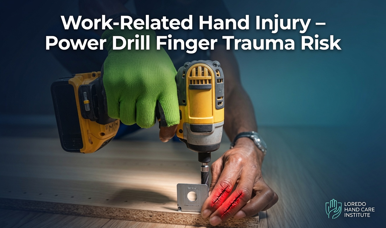 Work-related power drill finger trauma, a common mechanism of injury in workers' compensation cases